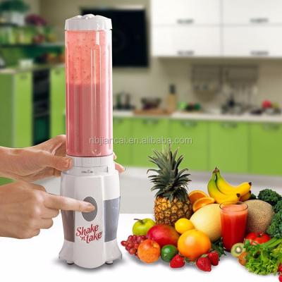 China Automatic Electric Juicer Machine Plug Stainless Steel Shake n Portable Juicer Blender for sale