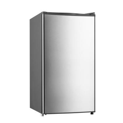 China 80L COMPRESSOR Hotel And Home Use Desktop Mini Bar Single Door Refrigerator With Freezer Box for sale