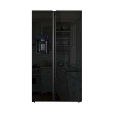 China COMPRESSOR 608L Home Use Large Capacity Frost Free Home Appliances Refrigerator Side By Side With Ice Dispenser for sale