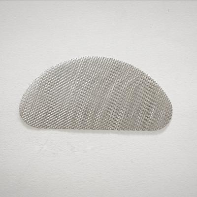 China ZhongHe Durable Durable D Shape Sintered Porous Stainless Steel 50 Mesh Metal Powder Disc Filter for sale