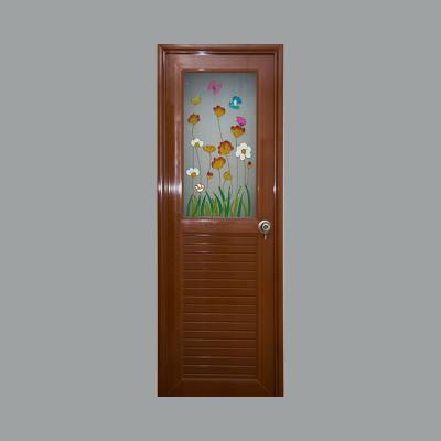 China Waterproof soundproof bedroom french door exterior plastic single plastic door for bedroom for sale