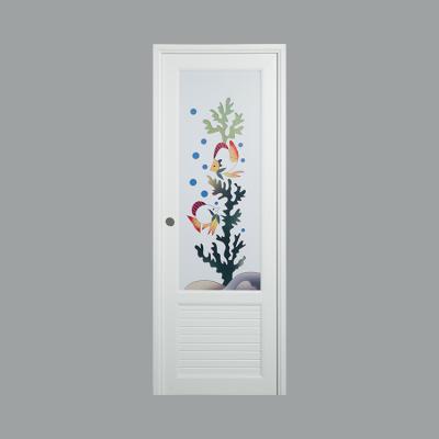 China Rfl PVC Interior Doors Waterproof White PVC Bathroom Doors Cheap Price Waterproof Plastic Shower Door for sale