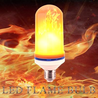 China Theme park factory wholesale 5w 7w led flame effect bulb e26 e27 flame led light indoor outdoor holiday lighting for sale