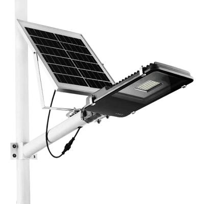 China Light control + radar sensing high power 30w 50w 56w 60w 70w 80w 90w 120w 150w 200w solar led street light bajaj sodium led street light price list for sale