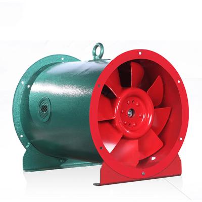 China Factory HTF- (A) Axial flow fire fighting axial fan pipe ventilation equipment for underground garages in shopping malls for sale