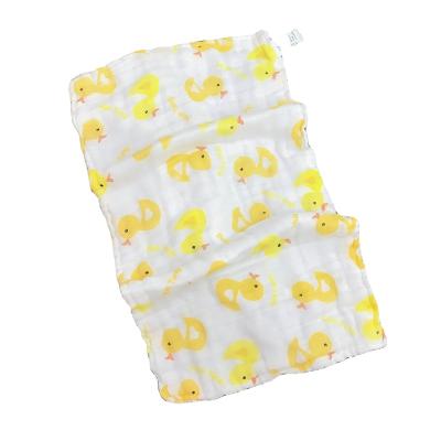 China Anti-bacteria Gauze Fabric Hand Towels Personalized 100% Cotton Muslin Hand Towels for sale