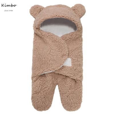 China Breathable Fleece Newborn Ultra-soft Fluffy Sleeping Bag 0-2/3-6 Months Baby Sleeping Bag Stroller for sale