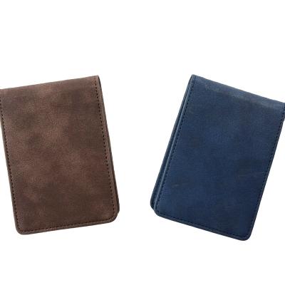 China Mini Cover Replaceable Mini Inner PU Notepad Convenient to carrary and card slot for sale