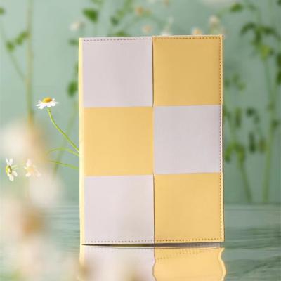 China PU Woven Cover Journal PU A5 Notebook Woven Easy Journal Journal for sale