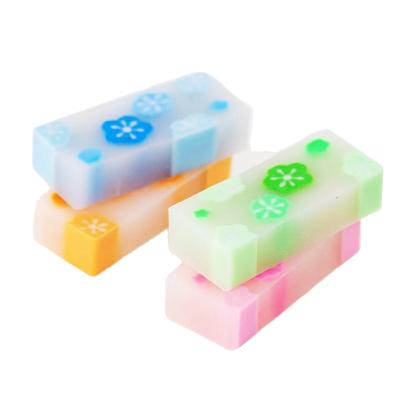 China Cute Pattern Fruit Animal Ball Jelly Eraser Customized Office Eraser For Kids Children School Stationery for sale