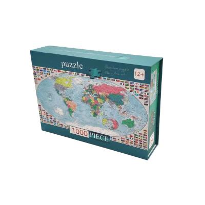 China Wholesale Customized Fun Paper Puzzles 1000 Pieces For Adults Children Desktop Game for sale