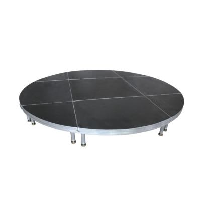 China ISO portable concert anti-slip waterproof aluminum concert round stage zu verkaufen