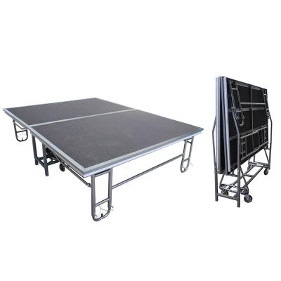 China Mobile concern stage lightweight portable stage platform portable stage with wheels for outdoor event for sale