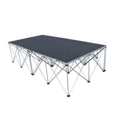 China Outdoor event plywood portable assemble spider stage for sale