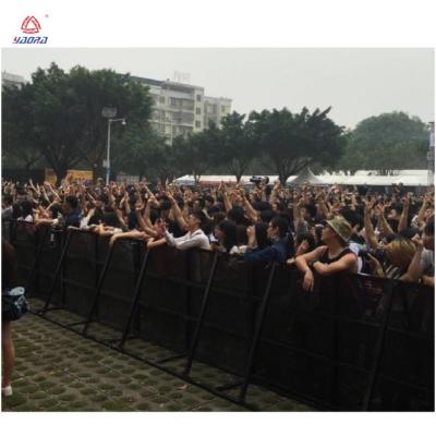 China Factory Supply portable temporary concert stage folding crowd control mojo barrier for sale