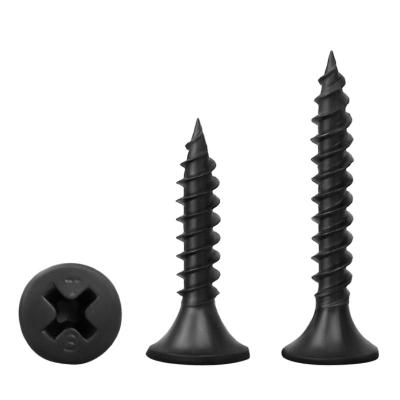 China Customized Drywall Black Screw 13mm - 152mm Bugle Head Self Tapping Screws for sale