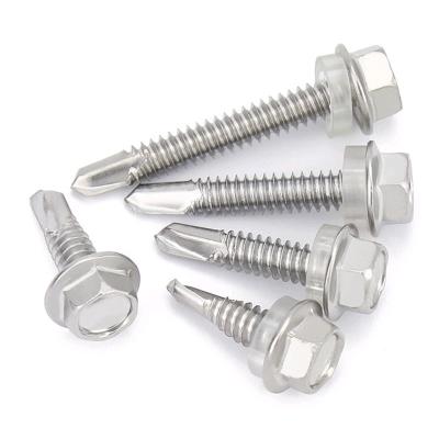 China Self Drilling Flat Head Screws Corrosion Resistant SS304 Screws Sharp Point for sale