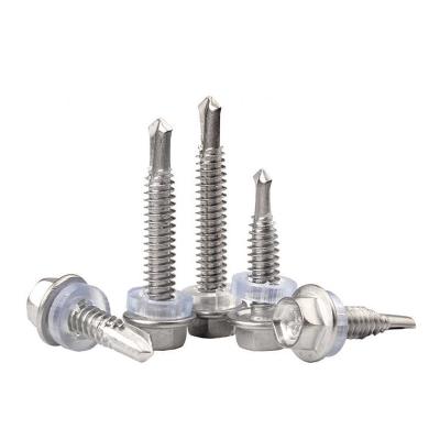 China Flange Head Self Drilling Screw Sharp Point Self Drilling Hex Screw Anti Corrosion for sale