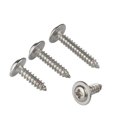 China Cross Recessed Pan Head Washer Screw DIN968 Self Tapping Screws With Washer for sale