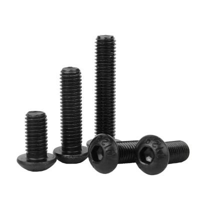 China M3 Pan Head Screws Grade 12.9 Blackened Screws Fully / Half Threaded for sale