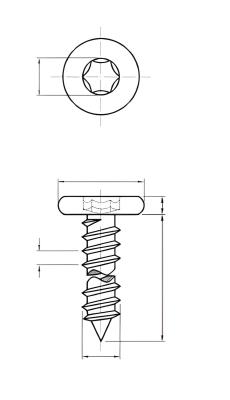 China Pan Head / Truss Head Self Tapping Screws Grade 8.8 Socket Hex Head Screw for sale