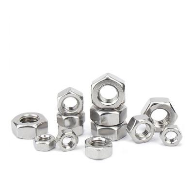 China Carbon Steel Hex Head Nut M5 M6 Metric Hex Nuts For Heavy Duty Applications for sale