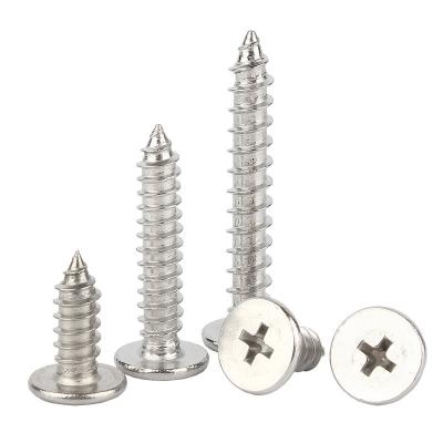 China Durable Self Tapping Phillips Screw Corrosion Resistant Self Tapping Metal Screws Flat Head for sale