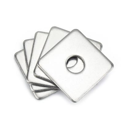 China Customized Square Steel Washers Grade 8.8 M10 Square Washer DIN 6797 for sale