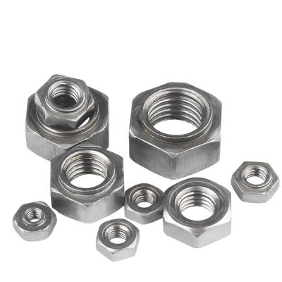 China 1/4 inch Carbon Steel Hex Nut Klasse 8.8 / Klasse 4.8 Hexagon Weld Nut Te koop