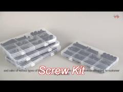 stainless steel screw kit rust resistant machine screw assortment customized
