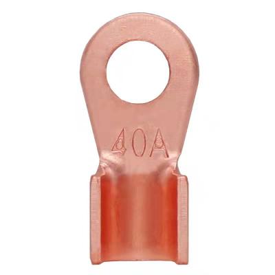 China Power Distribution Device Wire Connection Cable Terminal, OT Open Copper Hook for sale