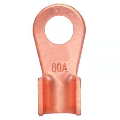 China Power Distribution Device Wire Connection Cable Terminal, OT Open Copper Hook for sale