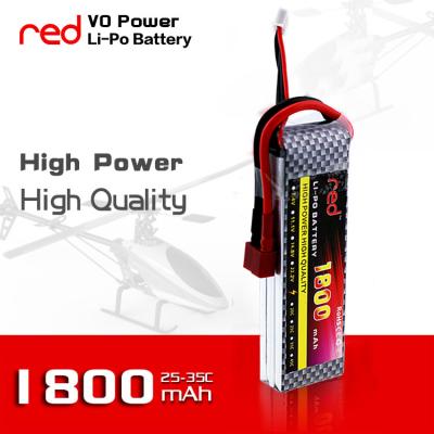 China Wholesale Rechargeable Toys Factory 1800mAh Lipo Battery 14.8V 11.1V 7.4V Battery for sale