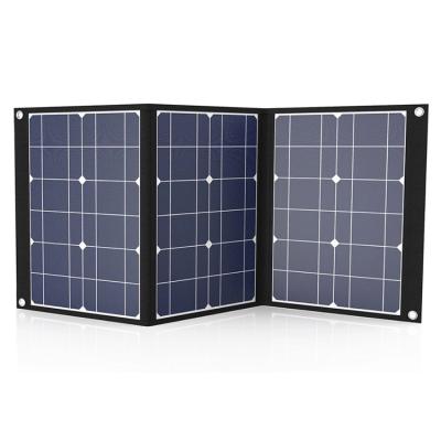 China Economic High Efficiency Folding 50w Monocrystalline Solar Panel Prices 902*470*30mm for sale