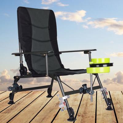 China Feistel Carp Chair Multifunctional Outdoor Folding Folding Portable Aluminum Folding Fishing Chair For Fishing for sale