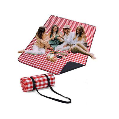 China Extra Large Folding Comfortable Water Proof Picnic Blanket Durable Three Layers Design Waterproof Picnic Blanket for sale