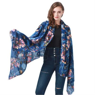 China JSC2 Square Satin Elegant Luxury Scarf Silk Scarves And Shawls The Other Shawls Satin Scarves And Shawl For Women for sale