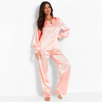 China Wholesale 2021 Autumn 2021 Women's Casual 2 Piece Set Two Piece Sleepwear Solid Color JMY204 QUICK DRY for sale