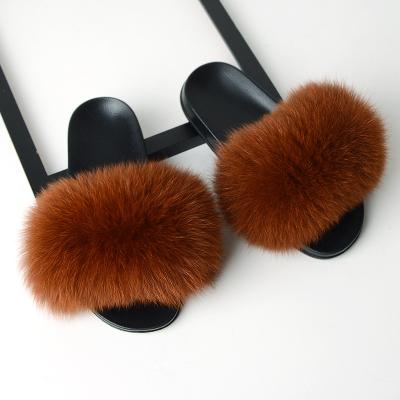 China JQY3223 anti-slip 2022 home slippers contrast color winter casual slippers for women fur slippers for sale