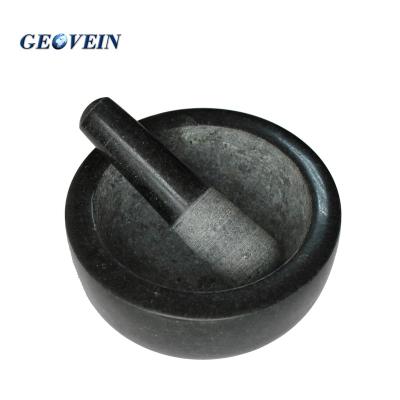 China Geovein Marble or Granite Sustainable Molcajete Stone Mortar and Pestle for sale