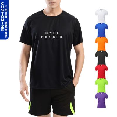 China QUICK DRY Polyester Football Basketball Tank Top Safety Sports Fitted Reflective T-Shirt for sale