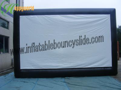 China Attractive Big Inflatable Outdoor Movie Screen Advertising For Rental Business for sale