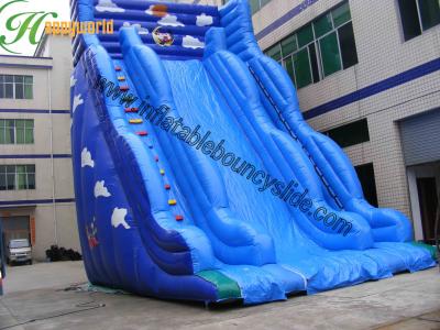 China Kids Big Scream Inflatable Bouncy Slide / Durable Inflatable Bouncer Slide for sale