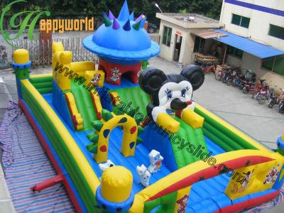 China Large Inflatable  Mickey Mouse Bouncer Fun City For Amusement Parks for sale