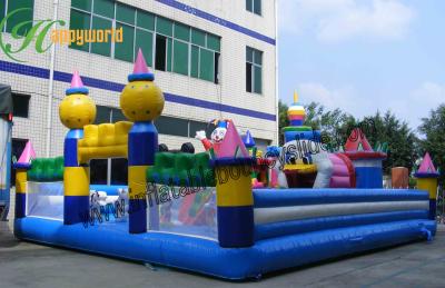 China Funny Inflatable Fun City With PVC Tarpaulin Combo Bouncers EN14960 for sale