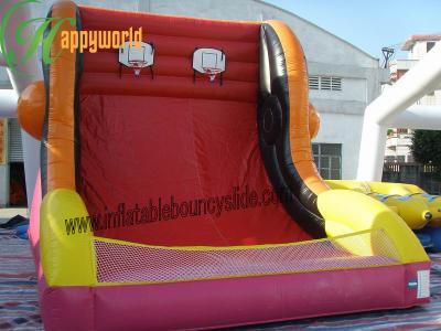 China Water Proof Basketball Inflatable Games For Inflatable Outdoor Toys for sale