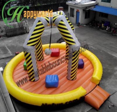 China Garden Inflatable Sports Games Wrecking Ball , Interactive Inflatable Games for sale