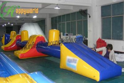 China OEM EN14960 Inflatable Water Game Combo Obstacle Slide For Children for sale