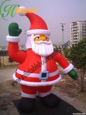 China Papai Noel inflável gigante para as decorações infláveis da jarda do feriado alugado à venda