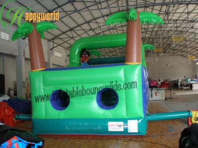 China Kids Jungle Inflatable Obstacle Course Bounce House For Rental Business for sale